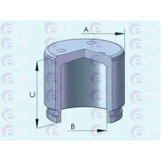 151169-C ERT Поршень, корпус скобы тормоза