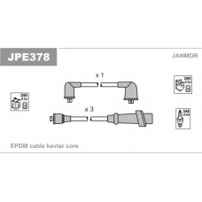 JPE378 JANMOR Комплект проводов зажигания