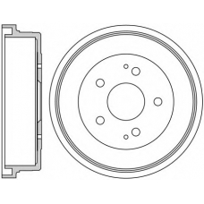 VBE615 MOTAQUIP Тормозной барабан