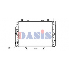 120330N AKS DASIS Радиатор, охлаждение двигателя