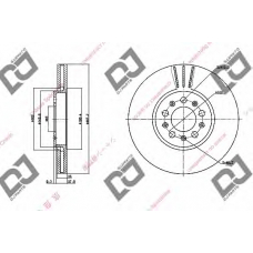 BD1174 DJ PARTS Тормозной диск