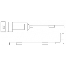 WS0122A KAWE Сигнализатор, износ тормозных колодок