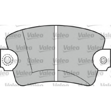 598366 VALEO Комплект тормозных колодок, дисковый тормоз