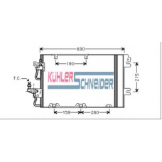 0620161 KUHLER SCHNEIDER Конденсатор, кондиционер