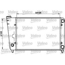 883905 VALEO Радиатор, охлаждение двигателя