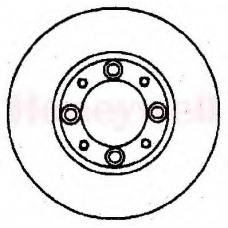 561143B BENDIX Тормозной диск