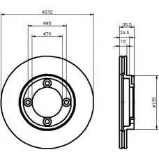 8DD 355 101-181 HELLA PAGID Тормозной диск