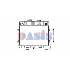 050230N AKS DASIS Радиатор, охлаждение двигателя