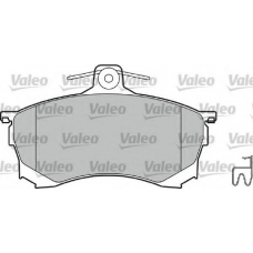 598320 VALEO Комплект тормозных колодок, дисковый тормоз