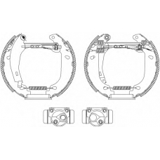 8DB 355 003-861 HELLA Комплект тормозных колодок