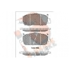 RB2153 R BRAKE Комплект тормозных колодок, дисковый тормоз