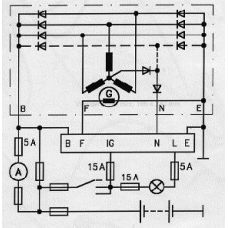 0 986 190 022 BOSCH Регулятор генератора