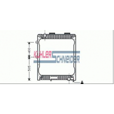 3705702 KUHLER SCHNEIDER Радиатор, охлаждение двигател