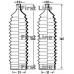 FSG3375 FIRST LINE Пыльник, рулевое управление