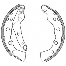 BSA2021.00 OPEN PARTS Комплект тормозных колодок