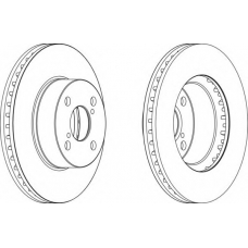 DDF1294C FERODO Тормозной диск