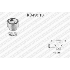 KD458.18 SNR Комплект ремня грм