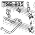 TSB-805 FEBEST Опора, стабилизатор