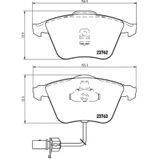 8DB 355 009-141 HELLA PAGID Комплект тормозных колодок, дисковый тормоз