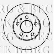 BBD4866 BORG & BECK Тормозной диск