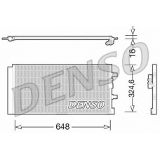 DCN02024 DENSO Конденсатор, кондиционер