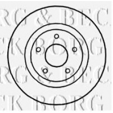 BBD4657 BORG & BECK Тормозной диск
