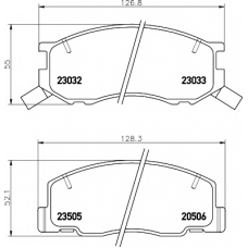 8DB 355 009-481 HELLA PAGID Комплект тормозных колодок, дисковый тормоз