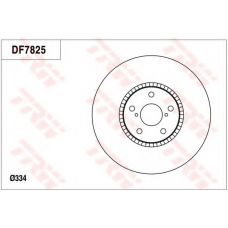 DF7825 TRW Тормозной диск