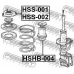 HSHB-004 FEBEST Защитный колпак / пыльник, амортизатор