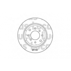 DF1701 TRW Тормозной диск
