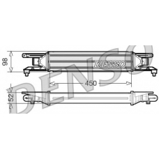 DIT01001 DENSO Интеркулер