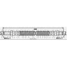 BBH6481 BORG & BECK Тормозной шланг