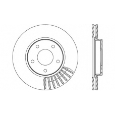 BDR2646.20 OPEN PARTS Тормозной диск