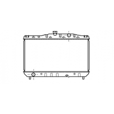 TO2044 AVA Радиатор, охлаждение двигателя