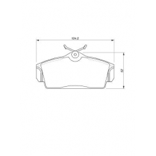 0 986 424 525 BOSCH Колодки тормозные