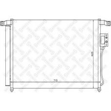 10-45203-SX STELLOX Конденсатор, кондиционер