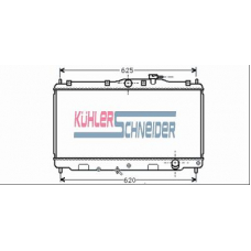 0103601 KUHLER SCHNEIDER Радиатор, охлаждение двигател