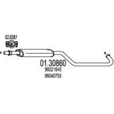 01.30860 MTS Предглушитель выхлопных газов