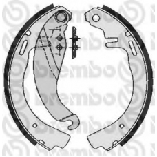 S 59 506 BREMBO Комплект тормозных колодок