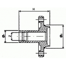 486902 RUVILLE Ступица колеса