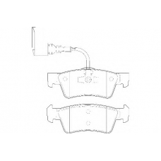 WBP24368A WAGNER LOCKHEED Комплект тормозных колодок, дисковый тормоз