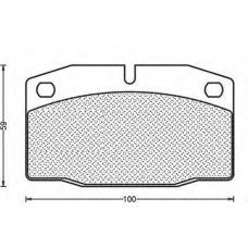 430216170015 MAGNETI MARELLI Комплект тормозных колодок, дисковый тормоз