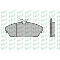 05P1502 LPR Комплект тормозных колодок, дисковый тормоз