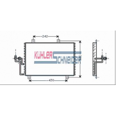 1022401 KUHLER SCHNEIDER Конденсатор, кондиционер