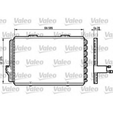 816907 VALEO Конденсатор, кондиционер