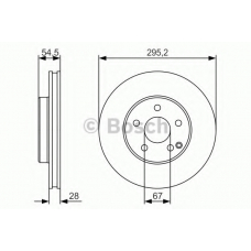 0 986 479 S07 BOSCH Тормозной диск