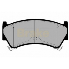 PA1377 BRAKE ENGINEERING Комплект тормозных колодок, дисковый тормоз