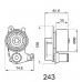 BE-243 JAPANPARTS Устройство для натяжения ремня, ремень грм