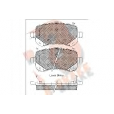 RB1910 R BRAKE Комплект тормозных колодок, дисковый тормоз