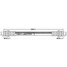 FBH6819 FIRST LINE Тормозной шланг